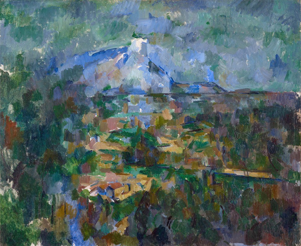 `The Mont Sainte`Victoire Seen From Les Lauves (1904) -