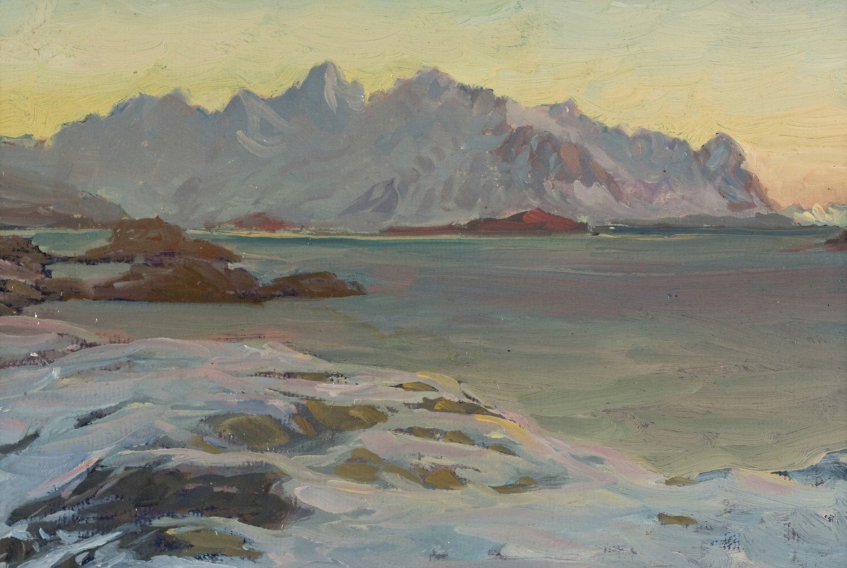 `Mountains.Study from North Norway-