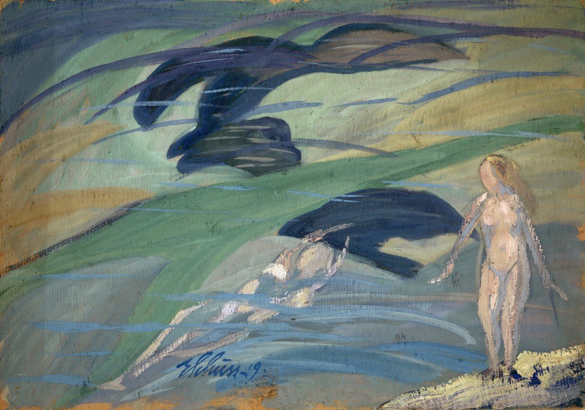 `Bathing Girls (1919) -