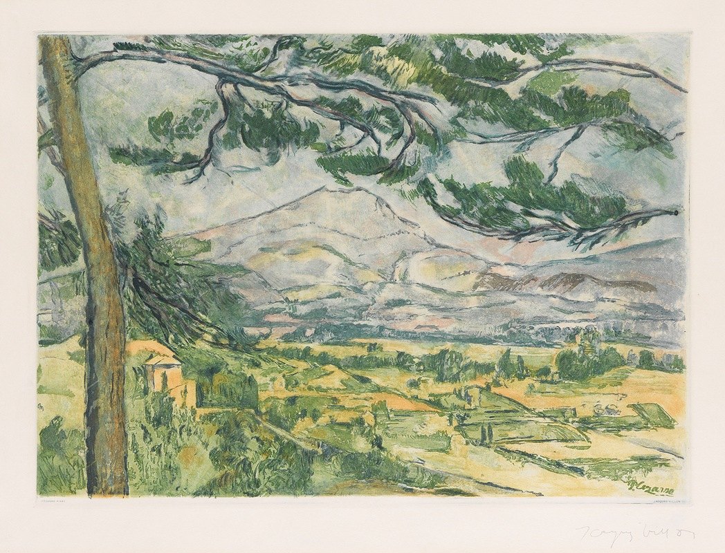 `La Montagne Sainte`Victoire (1887) -