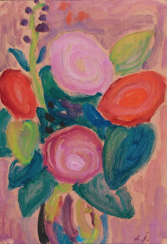 `Blumenstrauss in Vase (1916) -