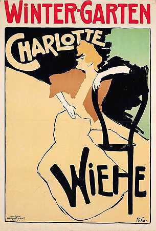 夏洛特维埃，冬季姜`CHARLOTTE WIEHE, WINTER~GARTEN (1900s) by Knut Hansen