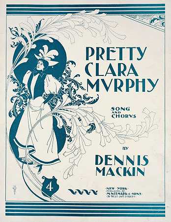 漂亮的克拉拉墨菲`Pretty Clara Murphy (1895) by H. Carter