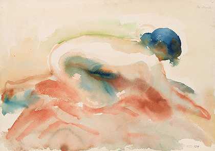 Kvinneakt Kkvinneakt.`Knelende kvinneakt (1921) by Edvard Munch