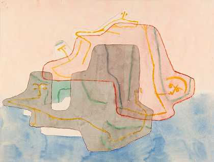 Mythos Einer Insel.`Mythos Einer Insel by Paul Klee
