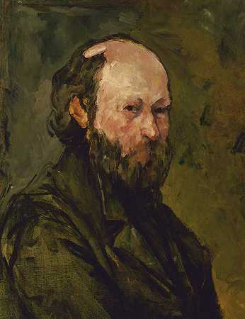 自画像`Self~Portrait by Paul Cézanne