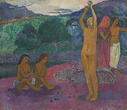 调用`The Invocation (1903) by Paul Gauguin