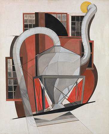 机械`Machinery (1920) by Charles Demuth
