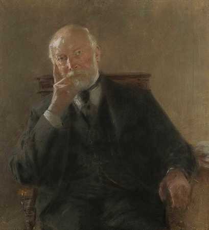 AntoniMałecki肖像`Portrait of Antoni Małecki (1899) by Zdzisław Jasiński