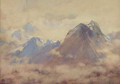 全能的;自己，一个高度的印象`The Almightys Own, An Impression Of The High Andes (1910) by William Henry Holmes