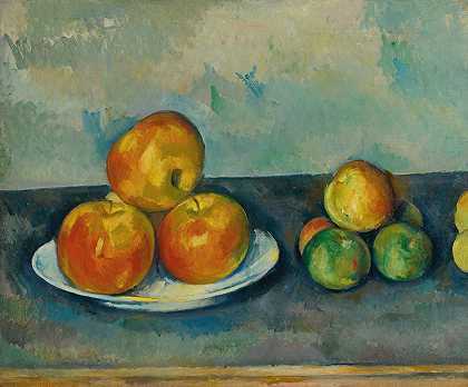 苹果`Les Pommes (1889~90) by Paul Cézanne