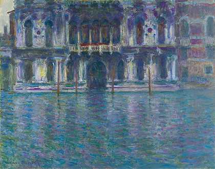 Contarini宫殿`Le Palais Contarini (1908) by Claude Monet