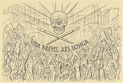 Vita Brevis，Ars Longa`Vita brevis, ars longa (around 1935) by Karl Wiener
