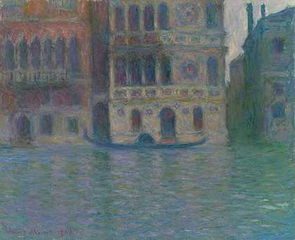 威尼斯，Palazzo Dario`Venice, Palazzo Dario (1908) by Claude Monet