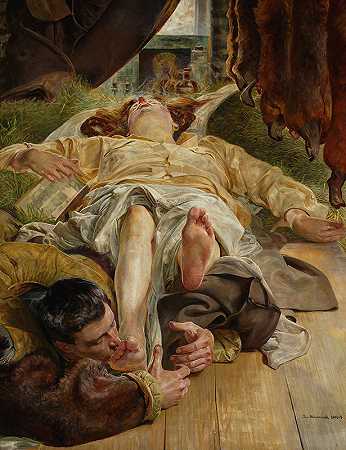 Ellenai的死亡`Death of Ellenai (1906~1907) by Jacek Malczewski