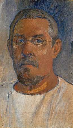 自画像`Self~Portrait (1903) by Paul Gauguin