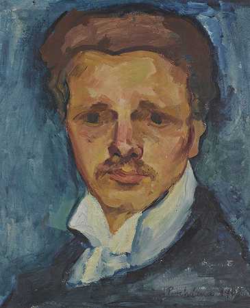 自画像`Self~Portrait ( 1908) by Antonin Procházka