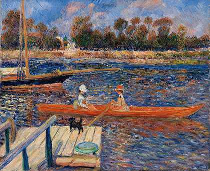 阿根廷塞纳河（阿根廷的La Seine）`The Seine at Argenteuil (La Seine Ã  Argenteuil) (1888) by Pierre-Auguste Renoir