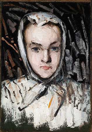艺术家的妹妹玛丽卡桑`Marie Cézanne, the Artist’s Sister (1866–67) by Paul Cézanne