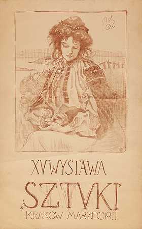 XV Wystawa;sztuki;`XV Wystawa ;Sztuki (1911) by Kazimierz Sichulski
