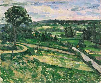 那个树`The Tree by the Bend by the Bend by Paul Cézanne