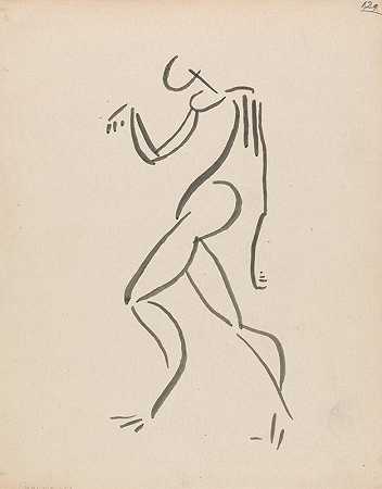 跳舞的人物`Dancing Figure (1910 ~ 1915) by Henri Gaudier-Brzeska