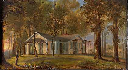 Kalorama Cottage.`Kalorama Cottage (ca. 1860) by John Ferguson Weir
