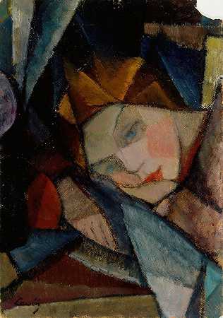 woman`Head of a Woman (1914 ~ 1920) by Alvar Cawén