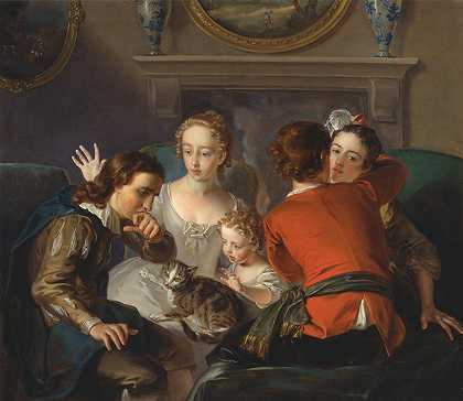 触摸感`The Sense of Touch (1744 to 1747) by Philippe Mercier