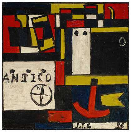 `Transatlántico constructivo (1936) by Joaquín Torres-García