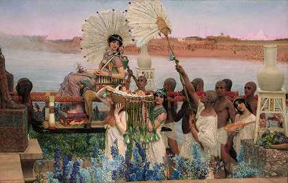 `The finding of Moses (1904) by Lawrence Alma-Tadema
