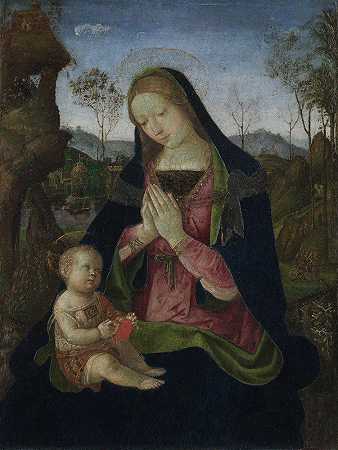 `Virgin and Child (c. 1490~1500) by Pinturicchio