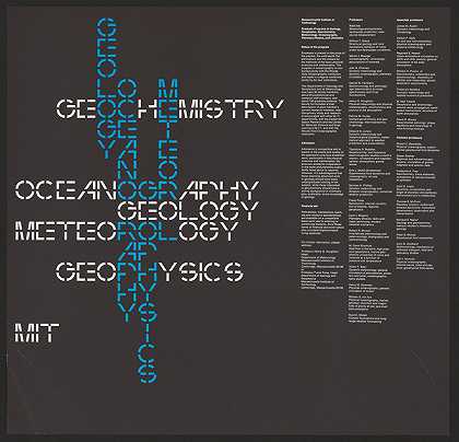 `MIT Graduate program in Geology, Geophysics, Geochemistry, Meteorology Oceanography, Planatary Physics, and Chemistry (1967) by Dietmar Winkler