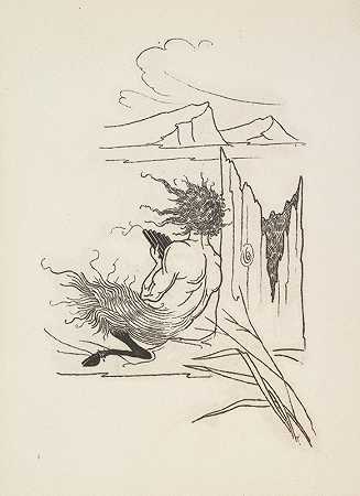 `Grotesques by Aubrey Beardsley 6 (1910s) by Aubrey Beardsley 6 by Aubrey Vincent Beardsley