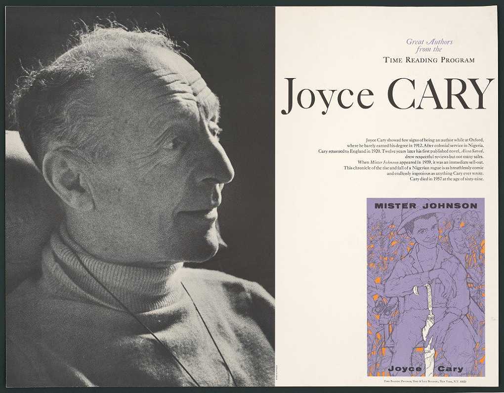`Joyce Cary: great authors from the Time Reading Program (1965) -