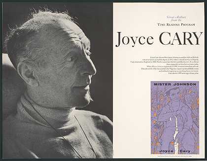 `Joyce Cary: great authors from the Time Reading Program (1965) by Mark Kauffman