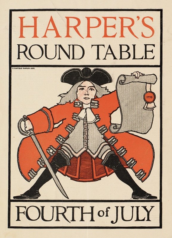 `Harpers round table, fourth of July (1895) -