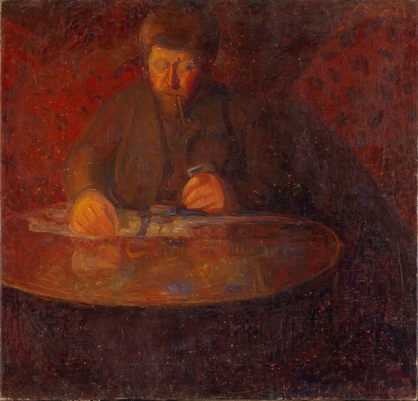 `Portrait of the Painter Wilhelm Wetlesen (1907) -