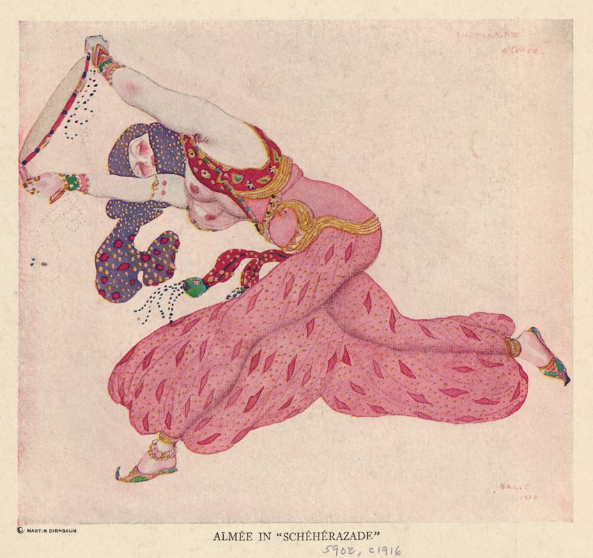 `Almée in ;Schéhérazade (1910 ` 1916) -