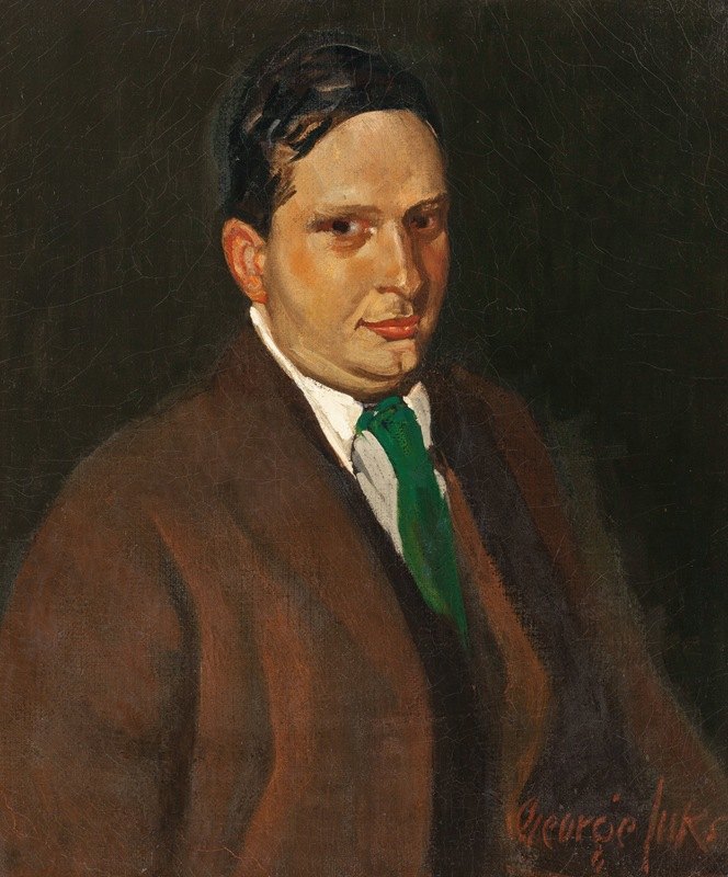 `The Green Tie (Portrait of Edward H. Smith) (circa 1915) -