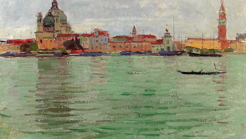 `Venice, Santa Maria della Salute and Campanile di San Marco (c. 1922) -