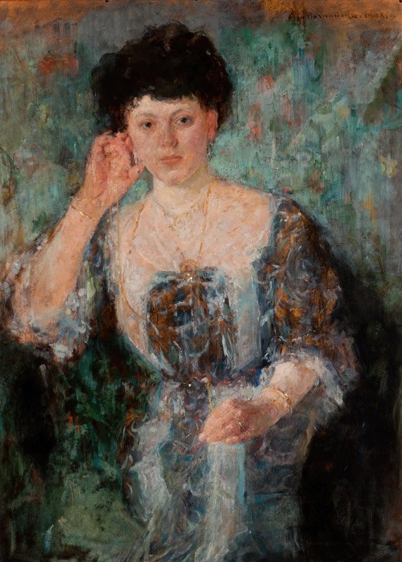 `Portrait of Mrs Horain (1908) -