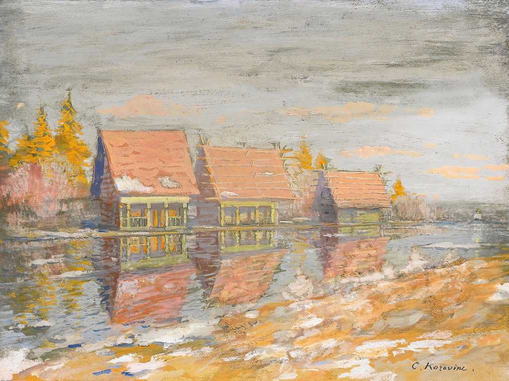 `Dachas On The River Bank-