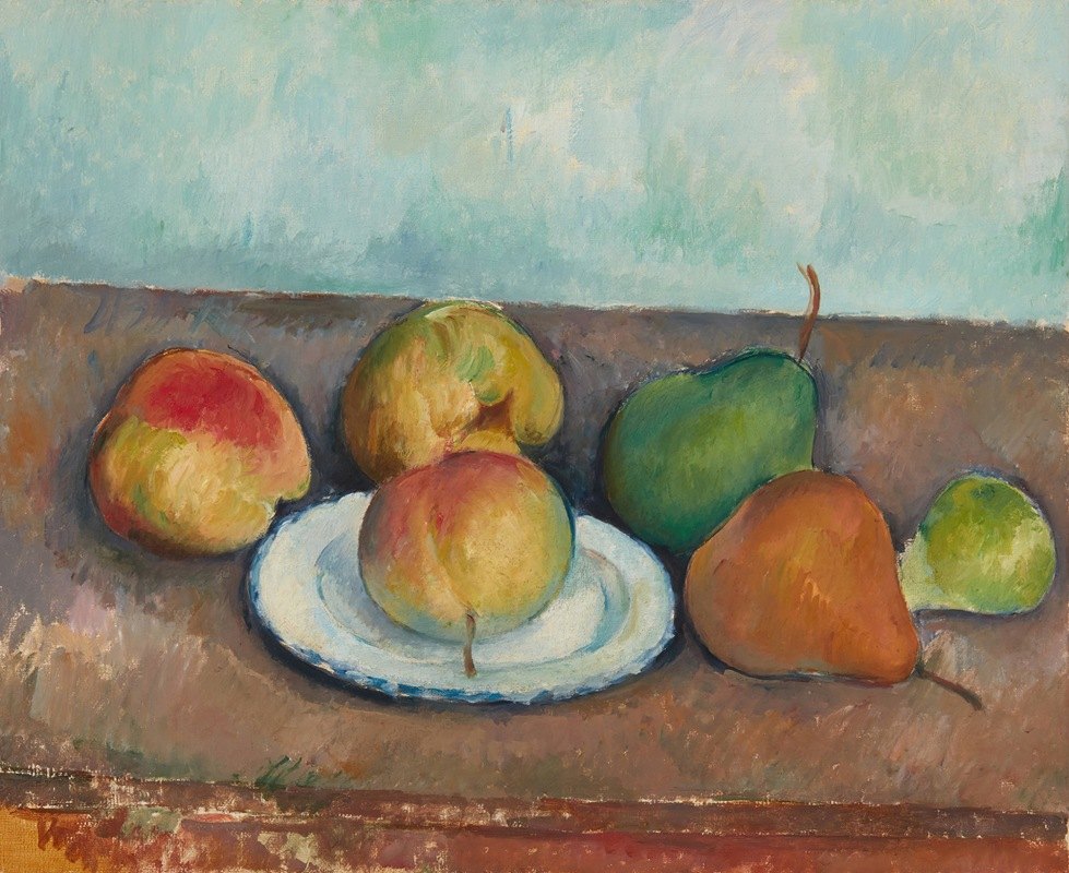 `Nature morte; pommes et poires (circa 1888`90) -