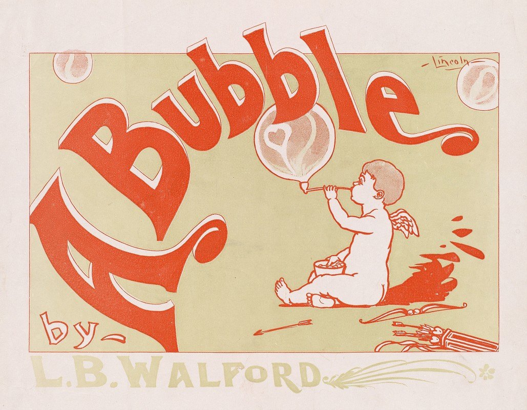 泡沫`A bubble (ca. 1890–1920) by A.W.B. Lincoln