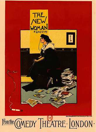 新来的女人`The New Woman by Sydney Grundy (1894) by Sydney Grundy by Albert Morrow