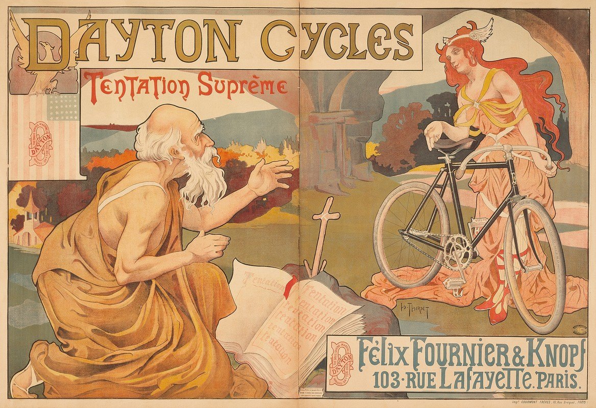 代顿循环`Dayton Cycles (circa 1898) by Henri Thiriet