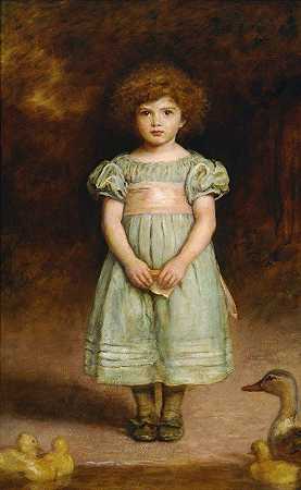 小鸭`Ducklings by Sir John Everett Millais
