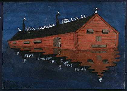 诺亚方舟`Noahs Ark by Ivar Arosenius