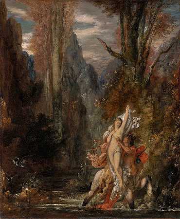 让她（秋天）`Dejanira (Autumn) (1872–1873) by Gustave Moreau